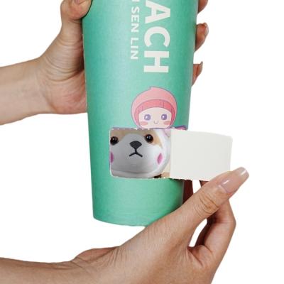 Customized Printing Eco-friendly Disposable Fast Food Surprise Mysterious Blind Box Large Paper Coffee Blind Box Milk Tea Cup