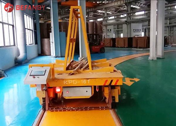 40t Industrial Electric Mold Transport Trolley With Drive