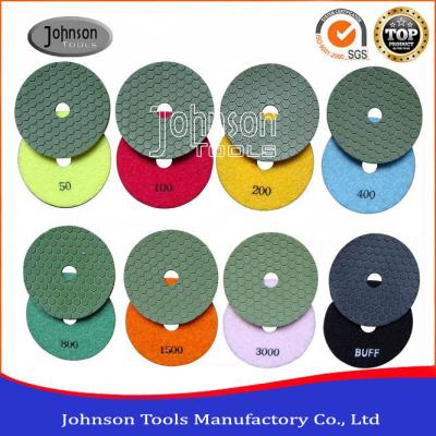 High Efficiency 4 Inch Diamond Flexible Polishing Pad 1.1mm Thickness