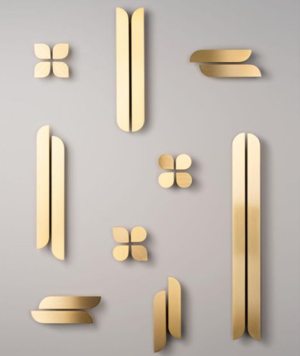 Flower Petaloid Kitchen Cabinet Knob Coloful Handles Furniture Handles Simple Furniture Handles