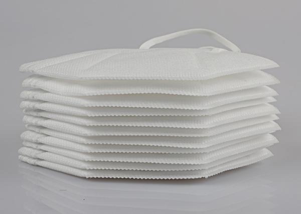 Non Woven Folding FFP2 Mask Comfortable Contoured Nose Clip For Reliable Seal