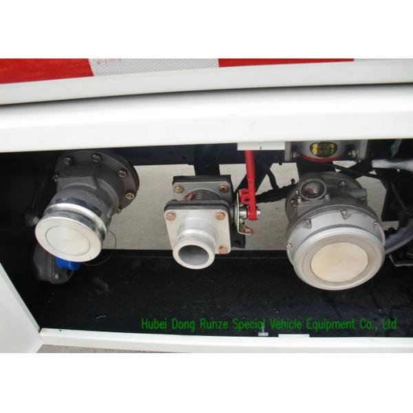 FAW 15000Liter Mobile Fueling Trucks / Fuel Tanker Truck With PTO Fuel Pump
