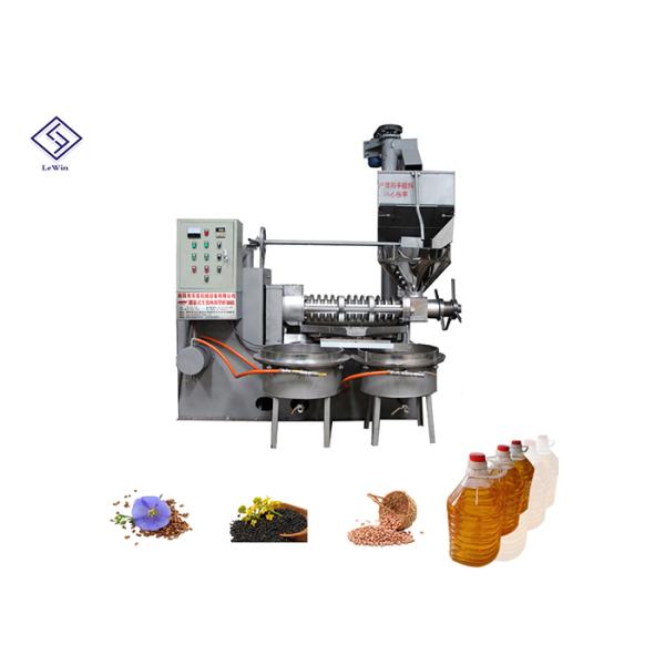 Full Automatic Large Capacity Nut Oil Press Machines Cold Press 380v