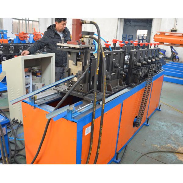 High Speed Colour Steel Angle Profile Making Machine , metal roll forming systems