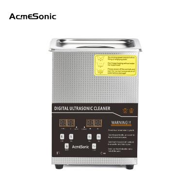 Máquina ultrasônica de limpeza de jóias 2L com aquecedor e temporizador