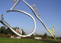 Grande taille adaptée aux besoins du client en métal d'abrégé sur jardin de sculpture en métal par sculpture
