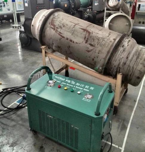 Unité de récupération de gaz réfrigérant 380V R134A Machine de récupération de freon Chiller Réparation Unité de récupération de 2 HP