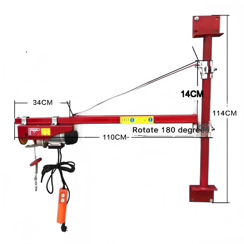 Light Weight Mini Electric Wire Rope Hoist Wireless Control Micro Electric Rope Hoist