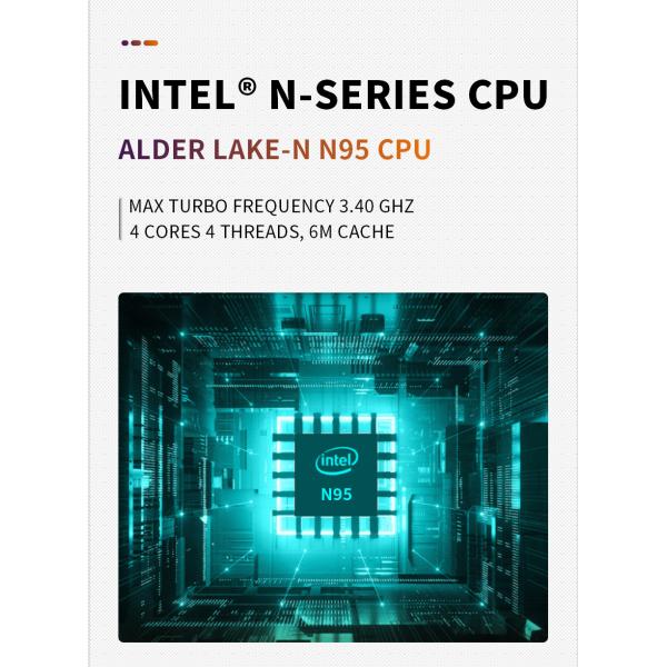 Odm Small Laptop Computer 8 Inches Ips Touch Screen 2 em 1 para escritório