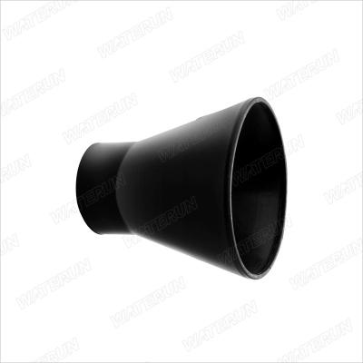 Eliminador preto das emanações da cor em volta do bocal do silicone com aparência excelente