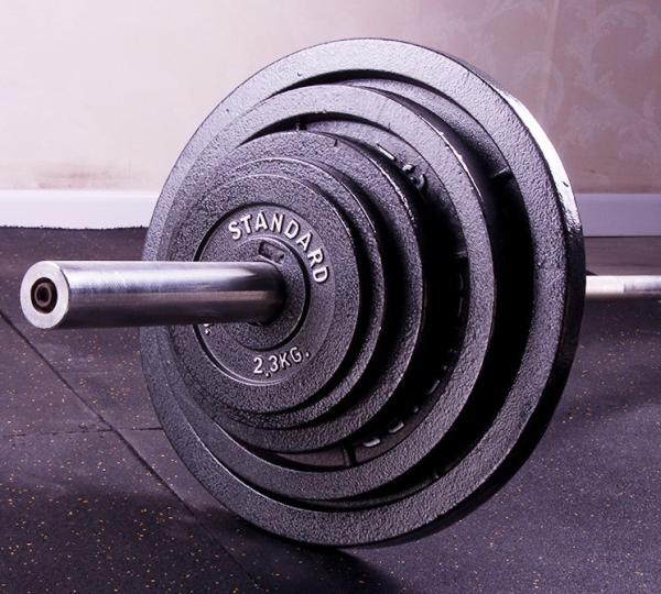 Black or Gray Harmmerton Competition 2 Inch Cast Iron Weight Plates