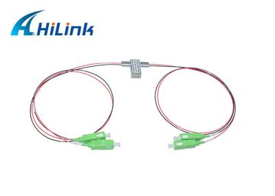Interruptor ótico mecânico SMF da fibra 1x2 dos conectores de FC micro para a monitoração de sistema