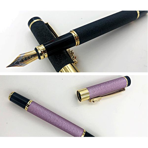Newly Business Pen with Customized Logo Metal Bead Pen Signature Gift Pen Black Set Pen with Gift Box