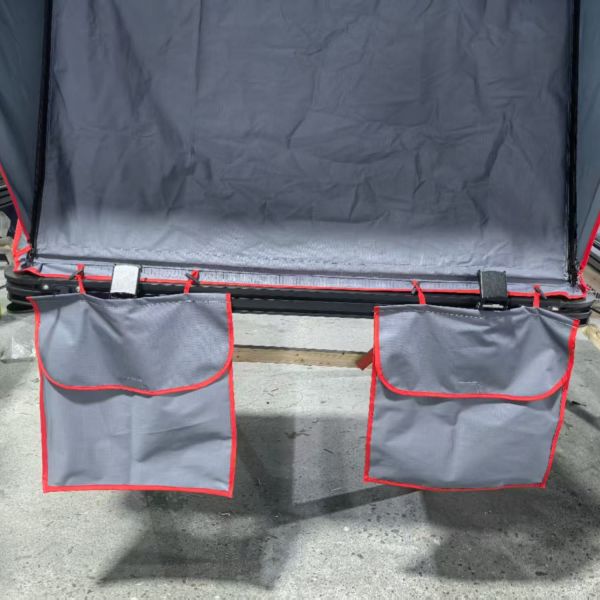 Aluminum 3 Person Rooftop Tent Hard Shell Pop up Waterproof HardShell Roof Top Tent for Truck Jeep Car Canopy Tent with Poles