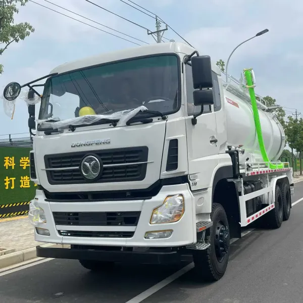 Factory Sells 18 Cubic Vacuum Sewage Suction Truck with Strong Suction Power