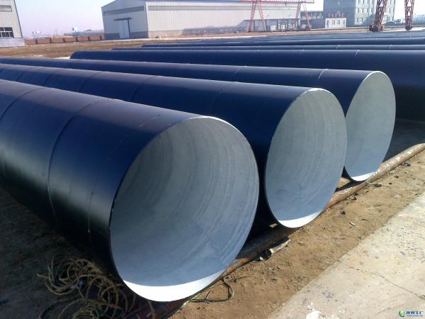 S355 SSAW Welded steel pipes with external 3PE and internal FBE Coating