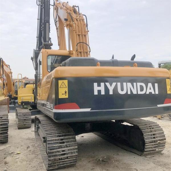 Coreia do Sul Condição de saúde 22 toneladas Crawler Hyundai 220LC-9 Excavator Cummins Motor