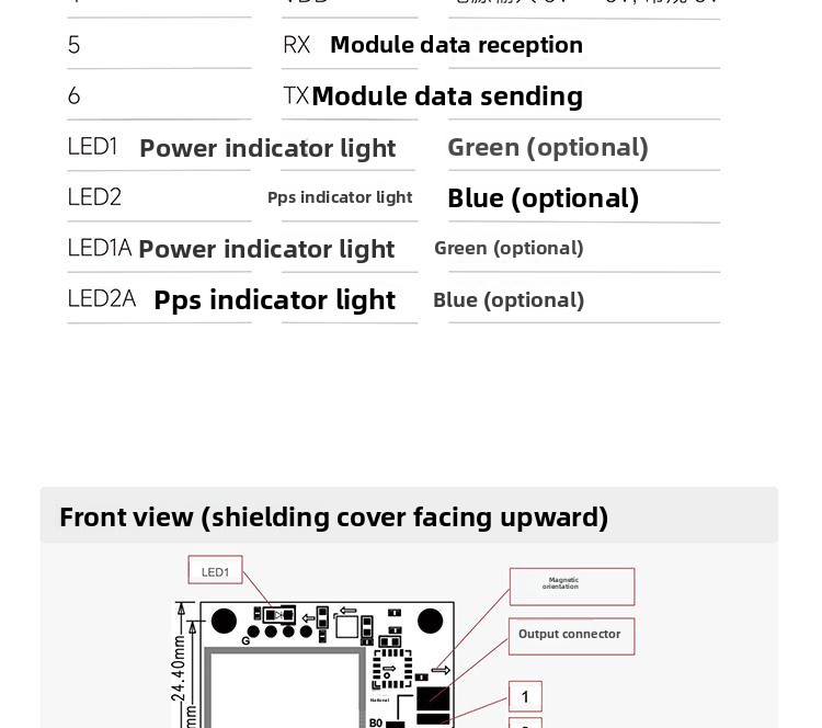 Corvongnss M10 Multi-System Drone Module 18Hz Beidou GPS GPRS Three-Mode Positioning Durable Plastic Accessories