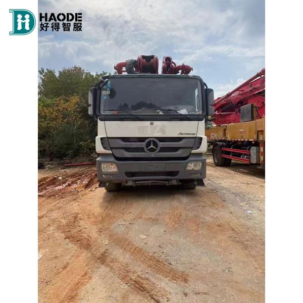 SANY M49 Merzedez camión de cemento camión diesel con tanque de agua de 650L y rendimiento