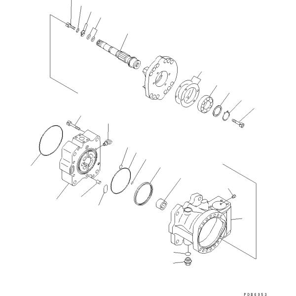 Excavator Parts 708-2L-90740 Excavator Main Pump PC800-7 Hydraulic Pump