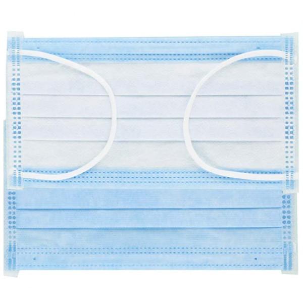 3 Ply Non Woven Face Mask Disposable Three Layers Respirator