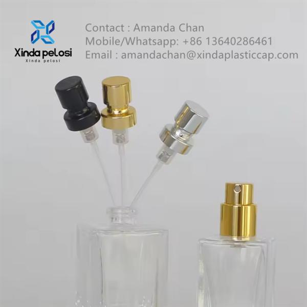 Durable Aluminium Plastic Perfume Spray Dispenser For Cosmetics Packaging
