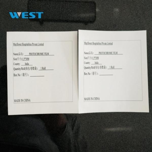 Édifices commerciaux Film photochromique à longue durée de vie Teinte de fenêtre photochromique