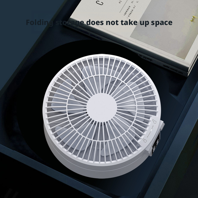 Household Portable Desk Fan Battery Powered Household Cooling Tool Custom Logo