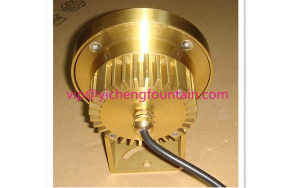 Fully Brass Underwater Fountain Lights 196mm Height 139mm Diameter Of Different Lighting Angles