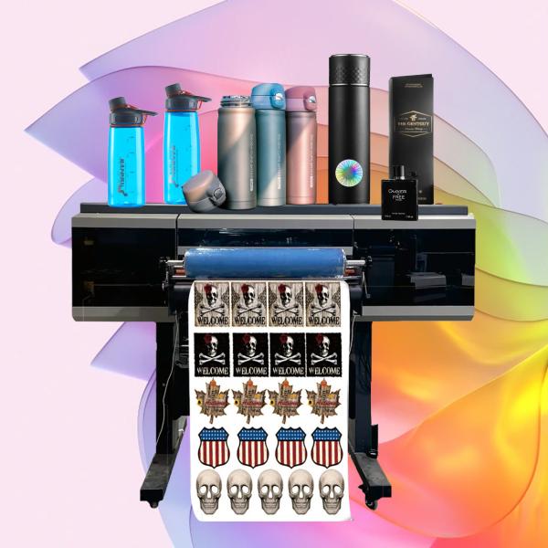 A3 300mm 2-in-1 UV DTF Printer With Maintop Hoson Photoprint Software for wooden/glass surface