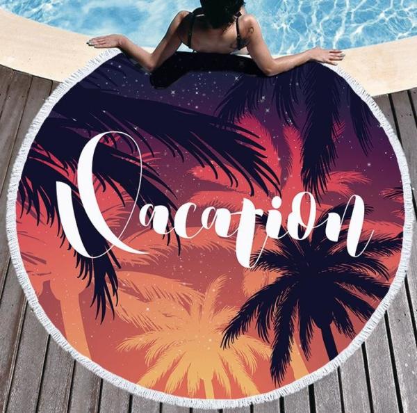 Microfiber Sunflowers Beach Towel, Autumn Flower Sunset Beach Towels Oversized, Super Soft Quick Dry Bath Towel