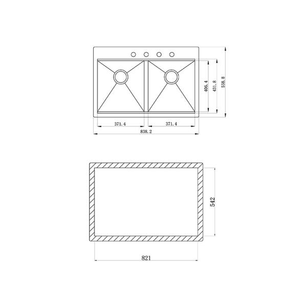 Multi раковина рабочего места кухни нержавеющей стали функции для квартиры