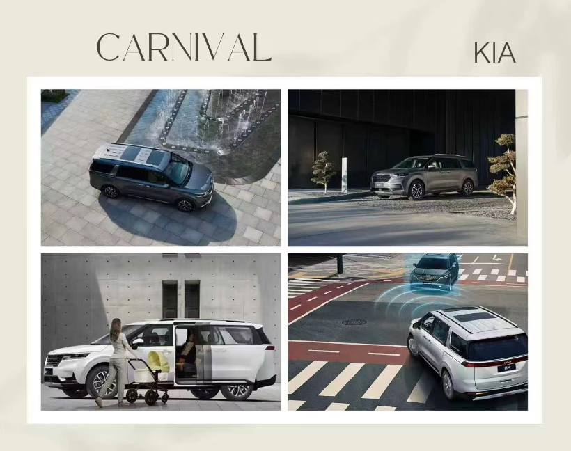 Kia Carnival 2025 Gasoline Euro VI Emission Leather Luxury MPV