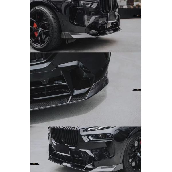 For BMW X7 Carbon Fiber Body Kit X7 FD Carbon Fiber Front Lip Diffuser Spoiler Side Skirt X7 Bumper Accessories