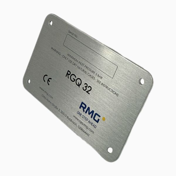 Brushed Anodized Aluminum Name Plates Flat Custom Name Plate With Logo