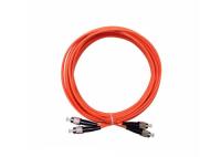 Cabo de remendo frente e verso 15m da fibra ótica de FC-FC OM2 50/125 de laranja LSZH 2*3.0mm