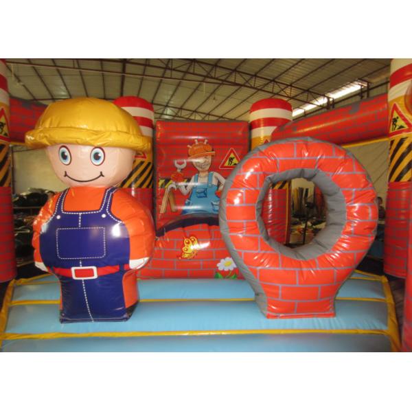 Новый надувной вышибала для строителей, надувной дом для прыжков на стройплощадке для продажи