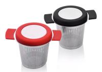 El silicón Sus430 maneja el té fino adicional Infuser de 100x65m m