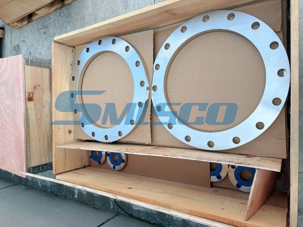 F53 Super Duplex Forged Flange OD 50 Inch Offshore Pipeline