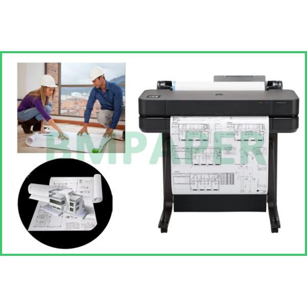 80gr Wide Format PLOTTER ROLLO BOND Paper For CAD Drawing 0,61 x 50MT