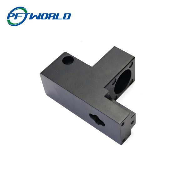 Las piezas de aluminio CNC de precisión con acabado anodizado negro
