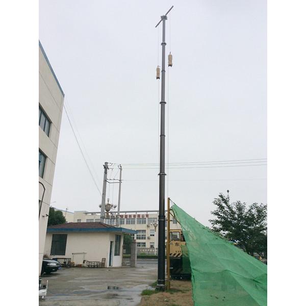 the best quality 15m heavy duty standard non-locking pneumatic telescopic masts 400kg load