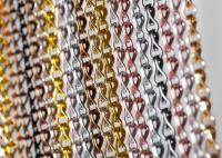 Exposición decorativa Hall Chain Link Fly Screen los 90x210cm