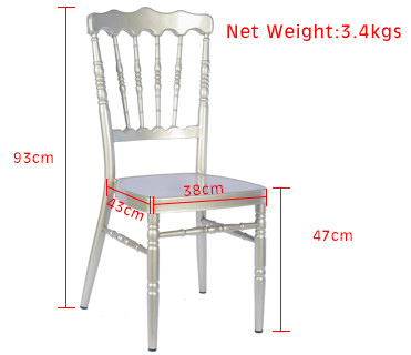 ODM Gold Chiavari Chairs With White Cushion Commercial Furniture