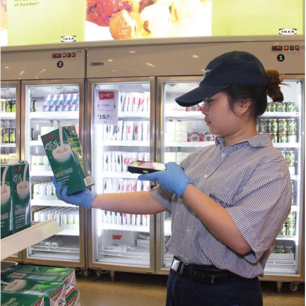 Читатель 4500mah сжатия пистолета NFC блока развертки штрихкода Wifi 4G андроида 9