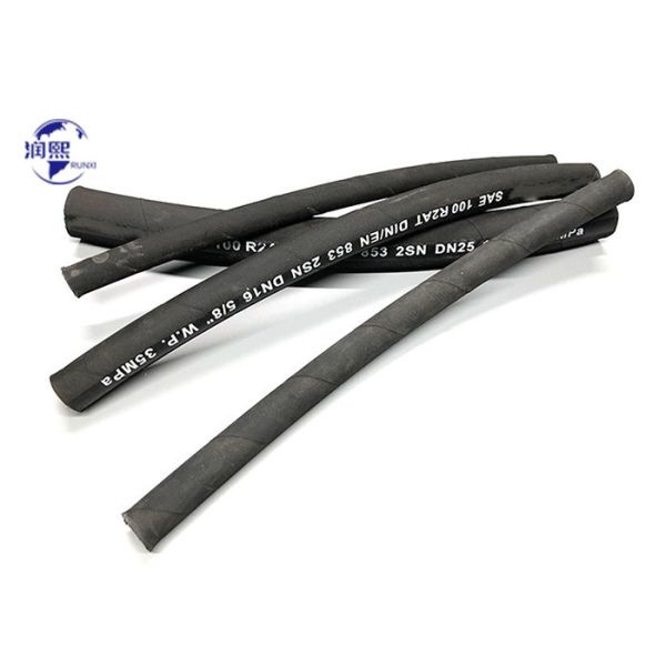 Two Steel Wire Braided EN853 2SN Hydraulic Rubber Oil Delivery Hose