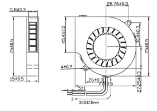 12V DC Blower Fan