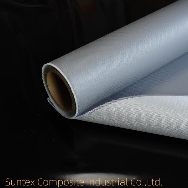 Silicone E-Glass Fiberglass Fabric High Temperature Resistance Thermal Insulation Rubber Silicone Coated Fiberglass Cloth