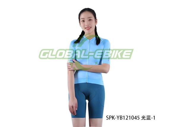 Lightweight Short Sleeve Cycling Jersey Spring Summer With Customized Team Logo
