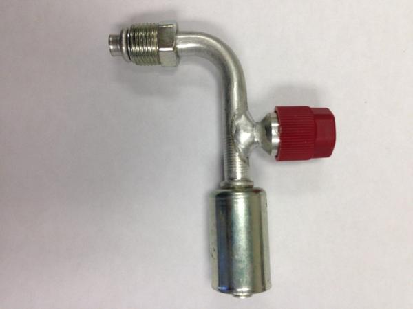 Auto A/C Hoses O-Ring Female Beadlock Fittings With R134a Port  A/C Couplers  Air Conditioning Hose Adapters R134a port